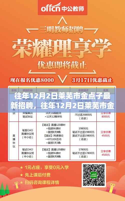 往年12月2日莱芜市金点子最新招聘,职场机遇与挑战深度解析
