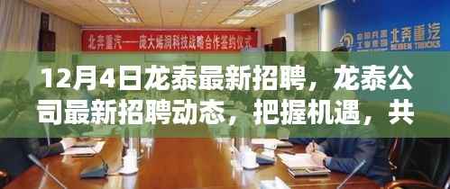 龙泰公司最新招聘动态,把握机遇,共创未来之路