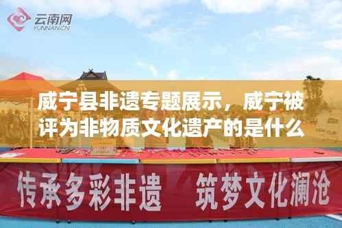 威宁县非遗专题展示,威宁被评为非物质文化遗产的是什么