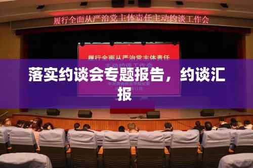 落实约谈会专题报告,约谈汇报